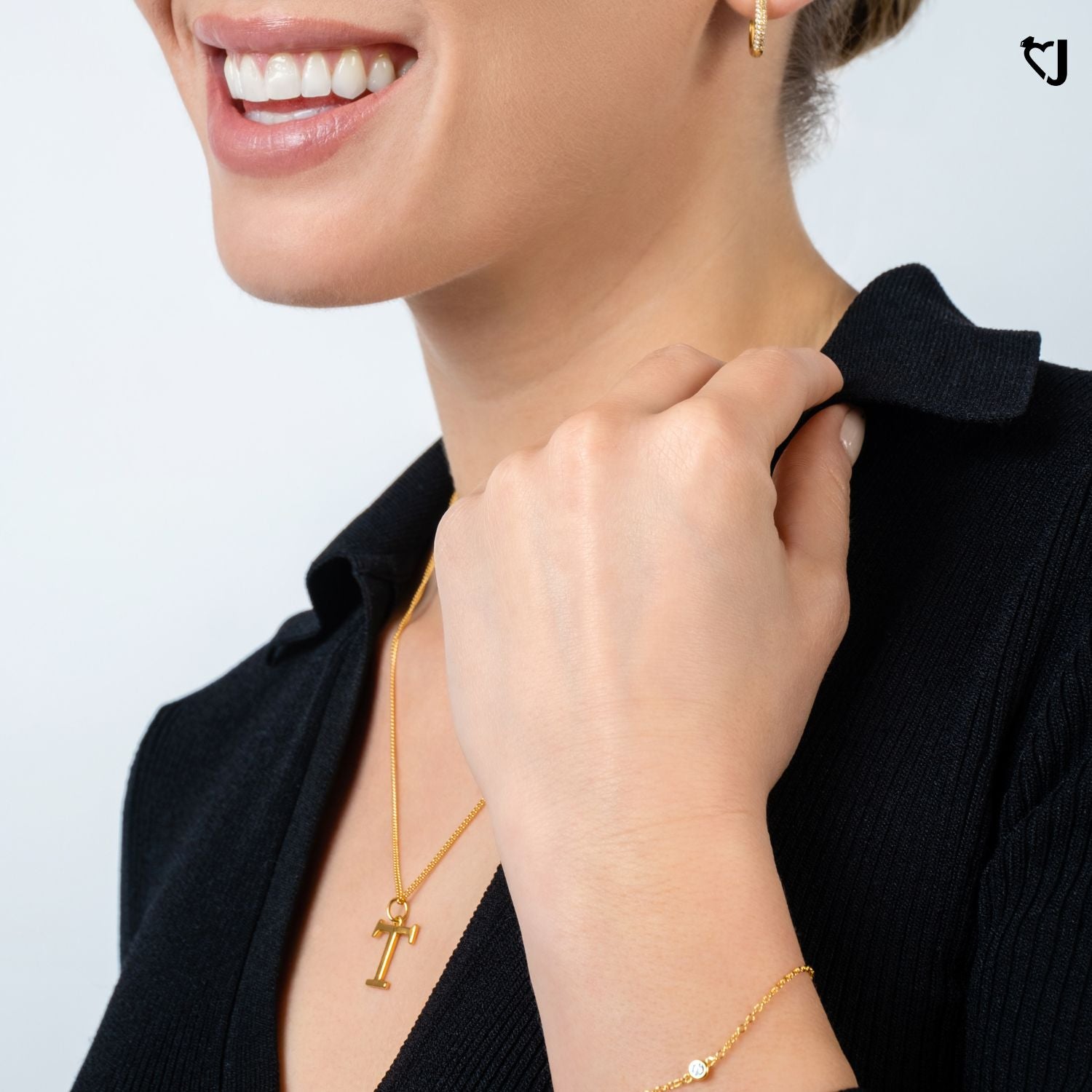 Gold Vermeil Initial Necklace