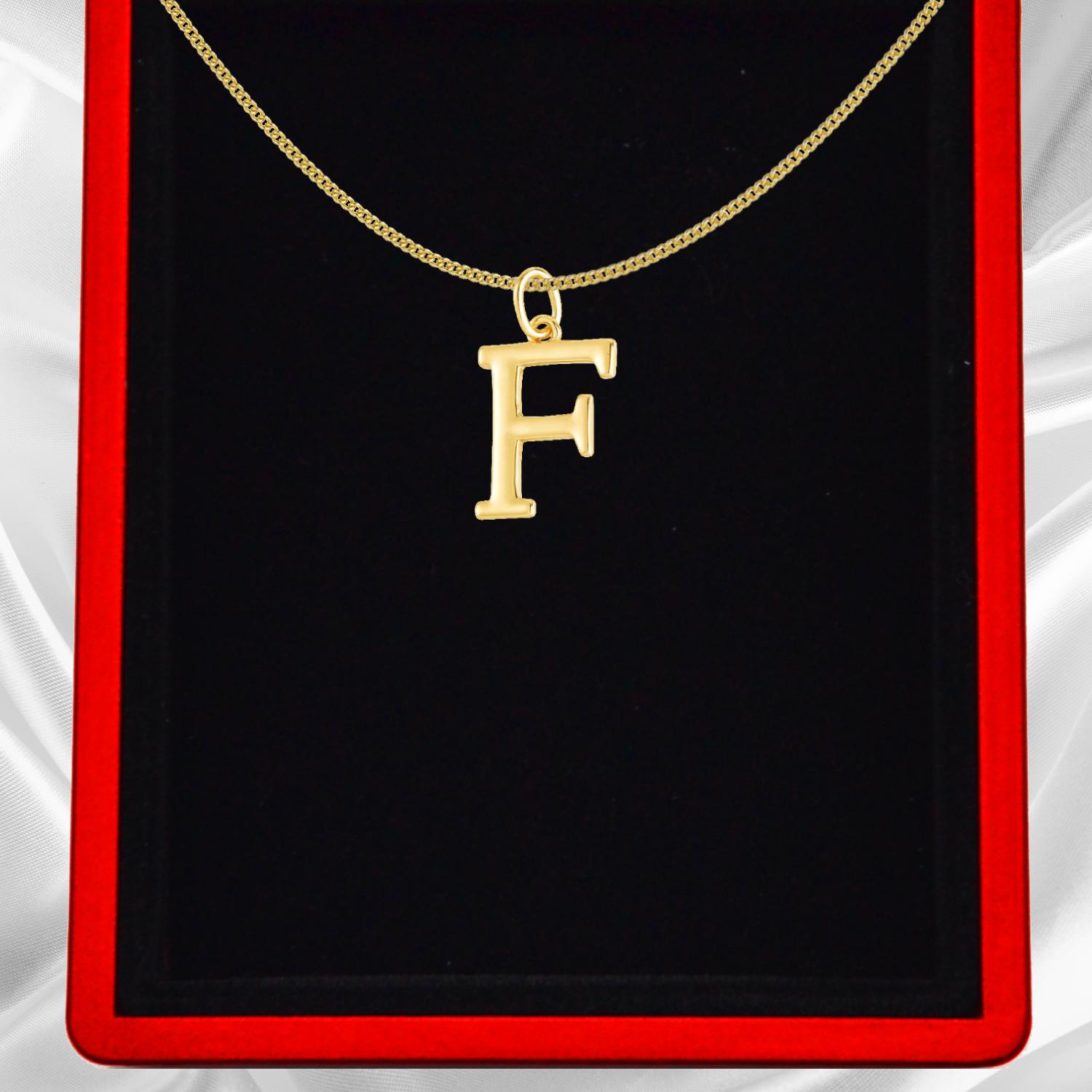 Gold Vermeil Initial Necklace