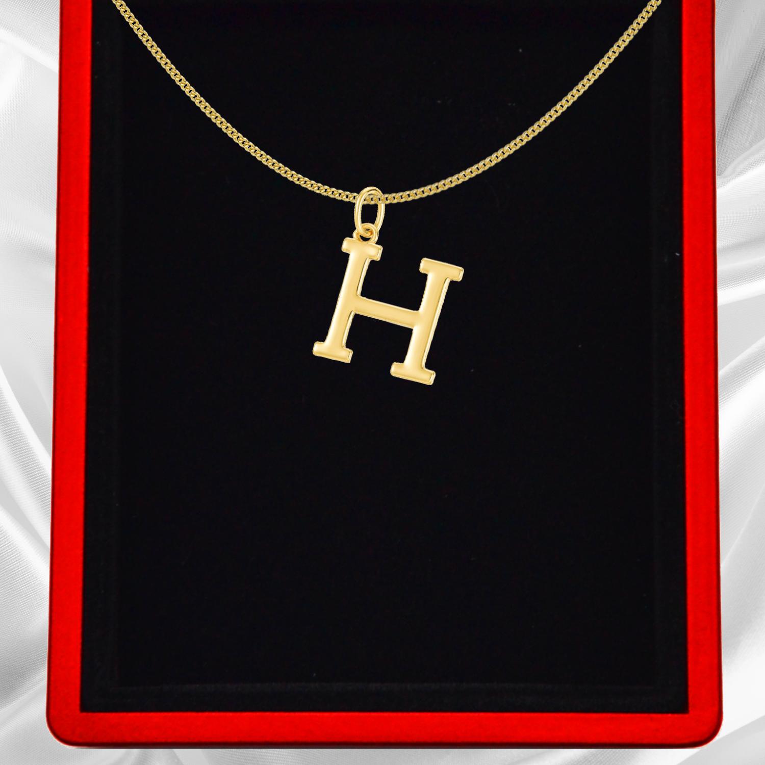 Gold Vermeil Initial Necklace