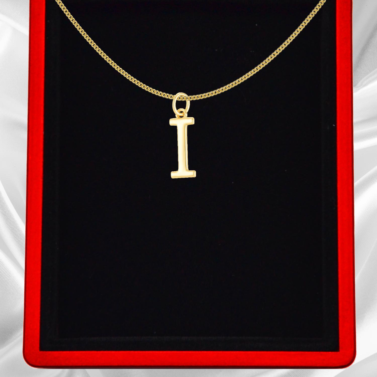 Gold Vermeil Initial Necklace