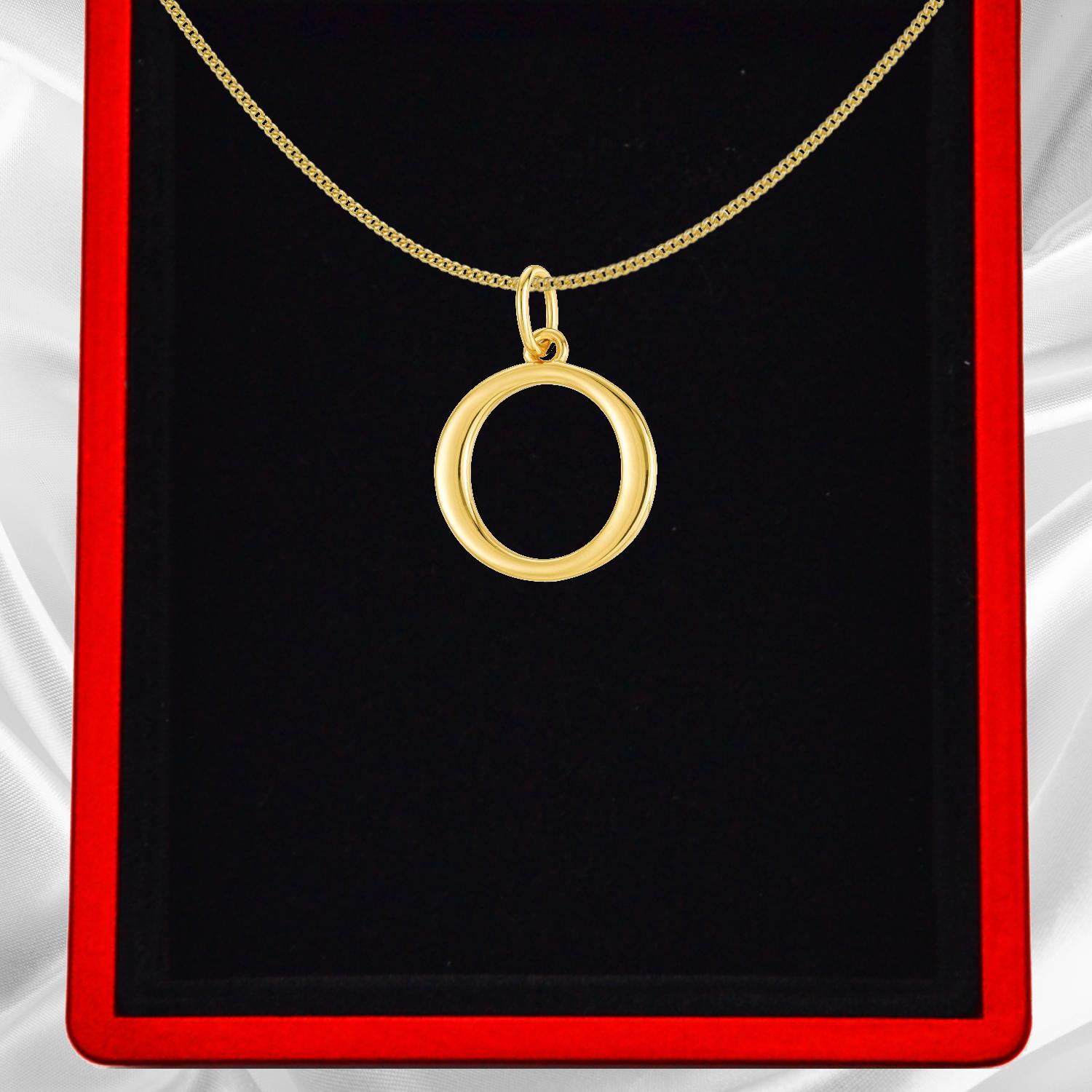Gold Vermeil Initial Necklace