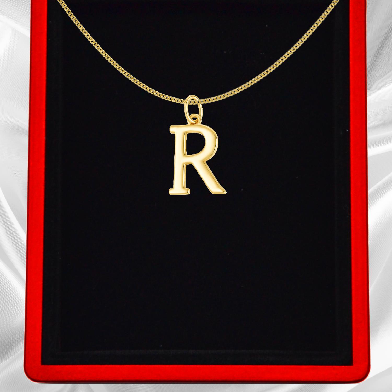 Gold Vermeil Initial Necklace