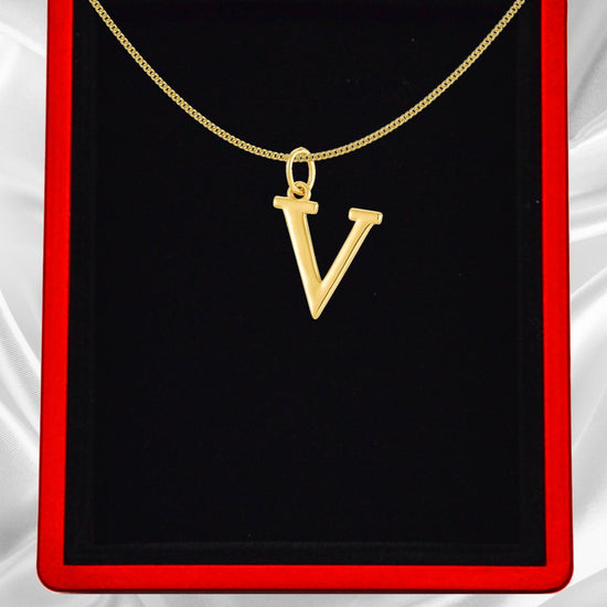Gold Vermeil Initial Necklace