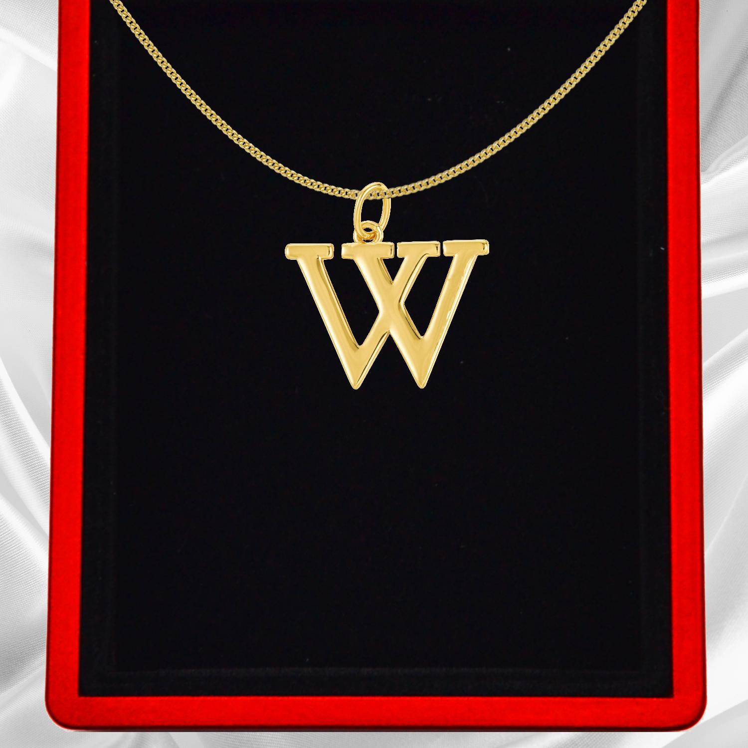Gold Vermeil Initial Necklace