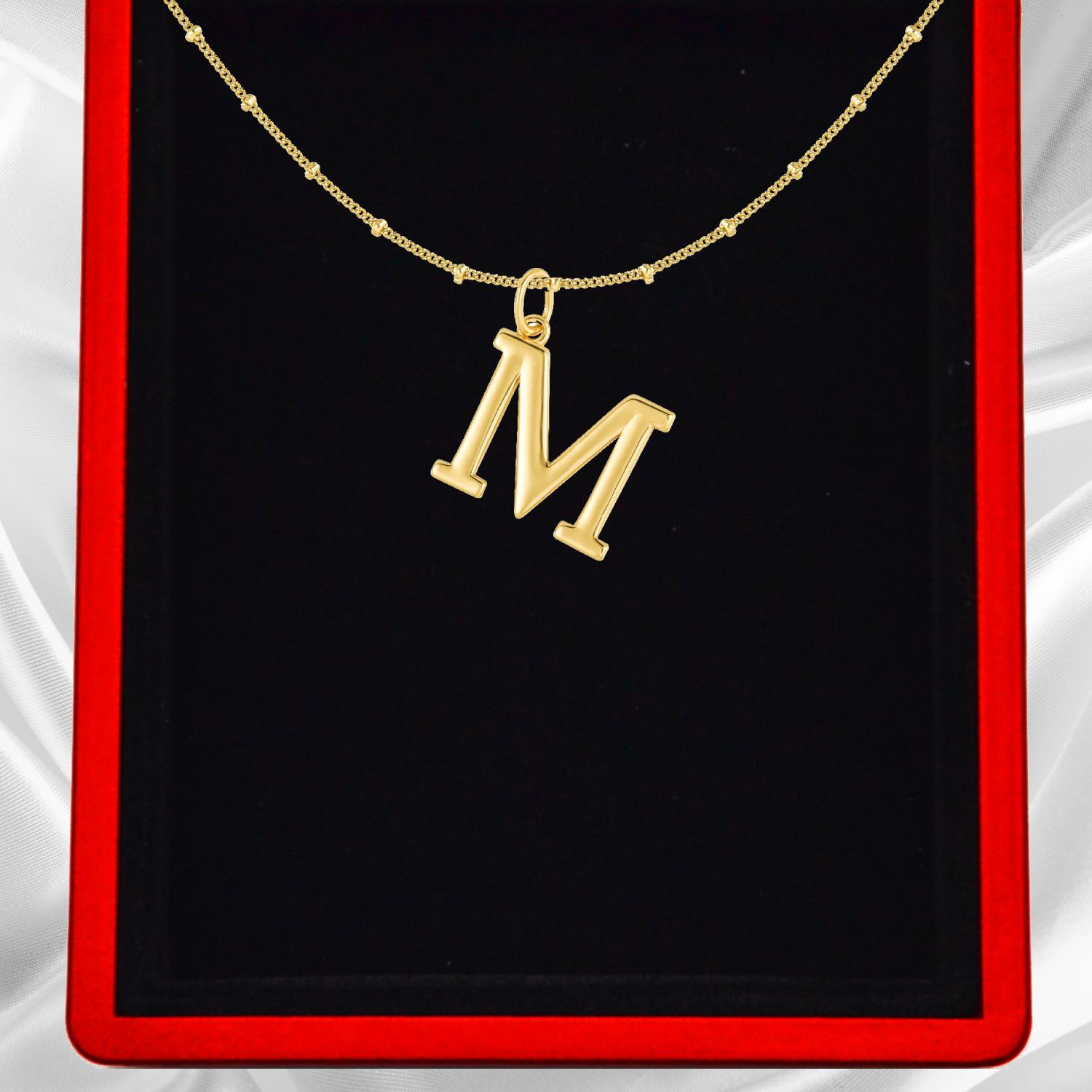 Gold Vermeil Initial Necklace