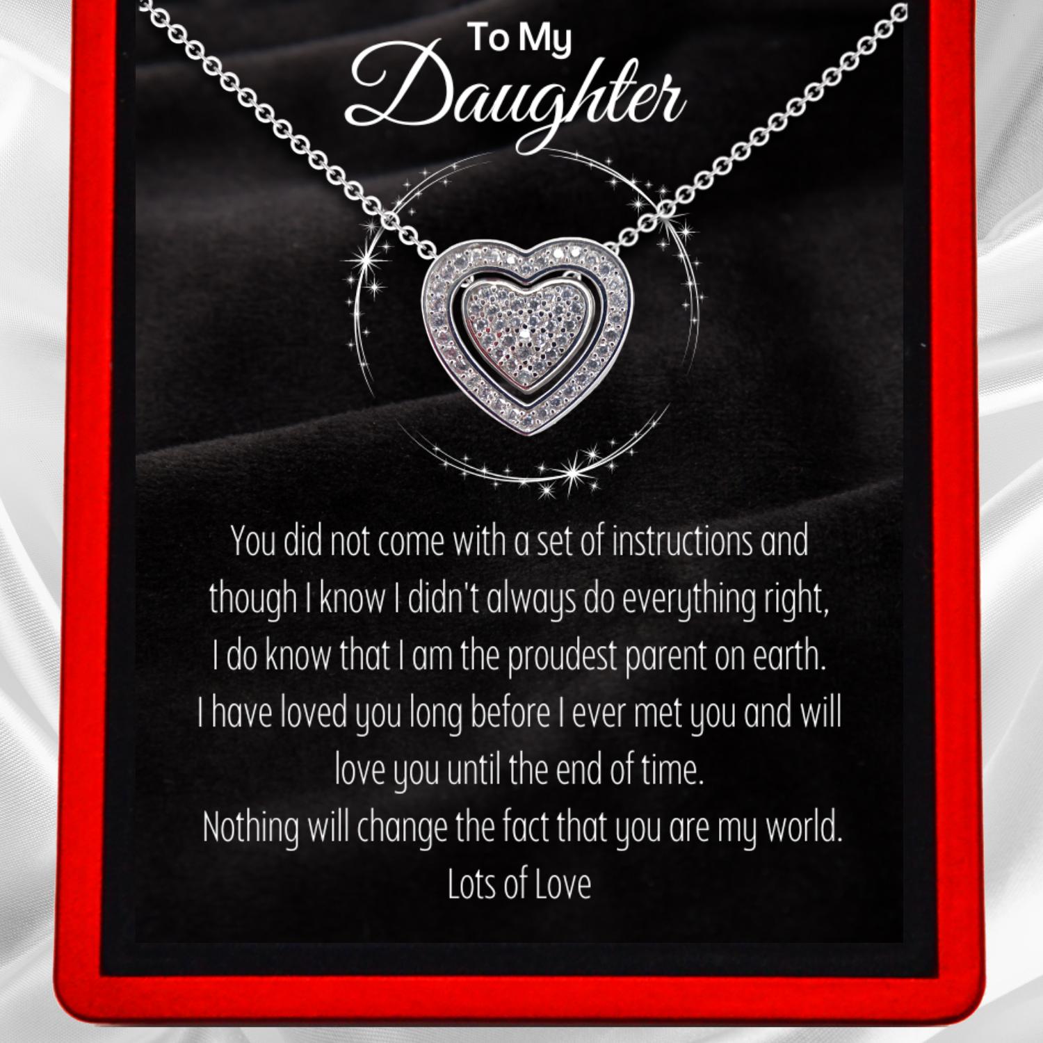 3-in-1 Necklace, My Daughter You Are My World - Main Image