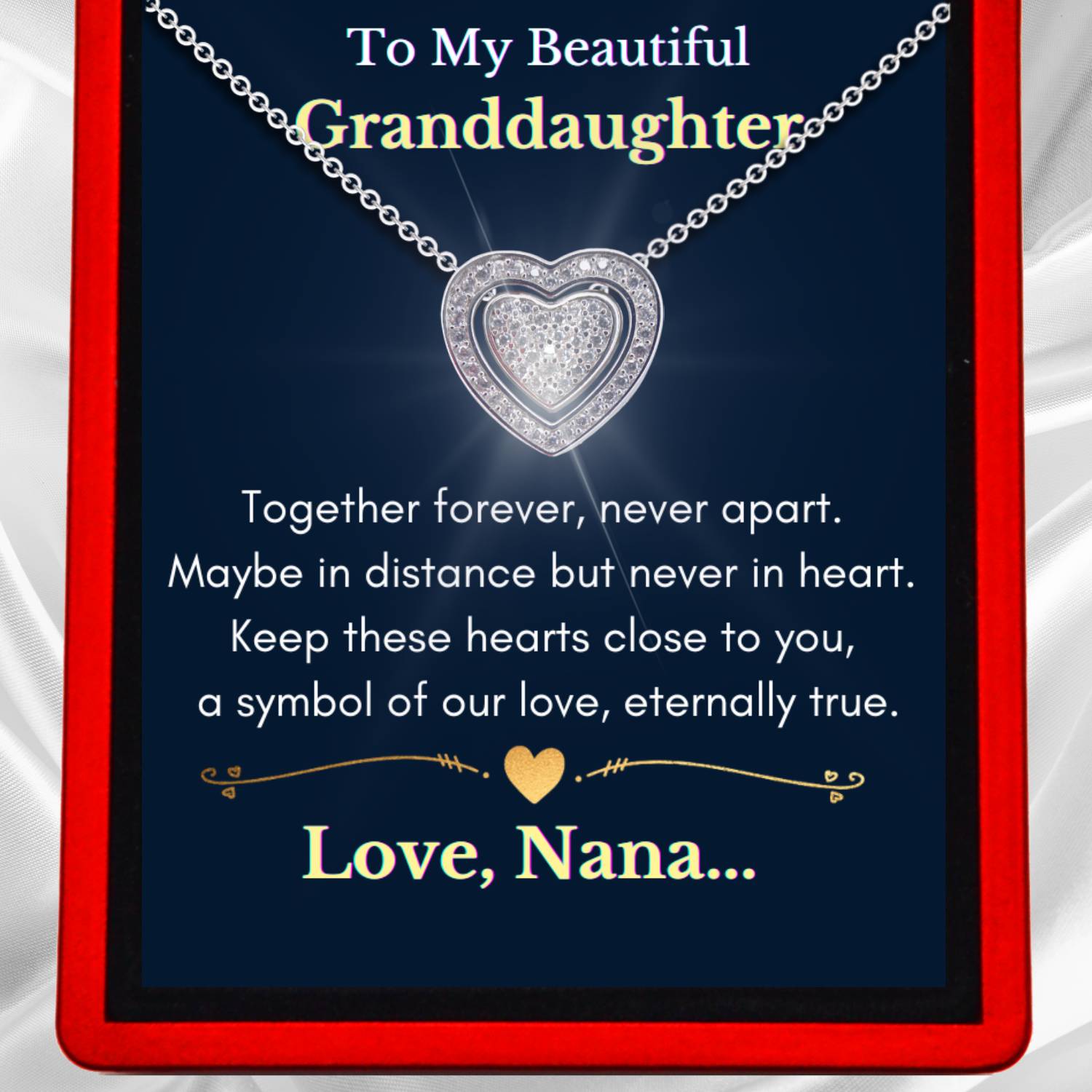 granddaughter-3-in-1-silver-heart-necklace