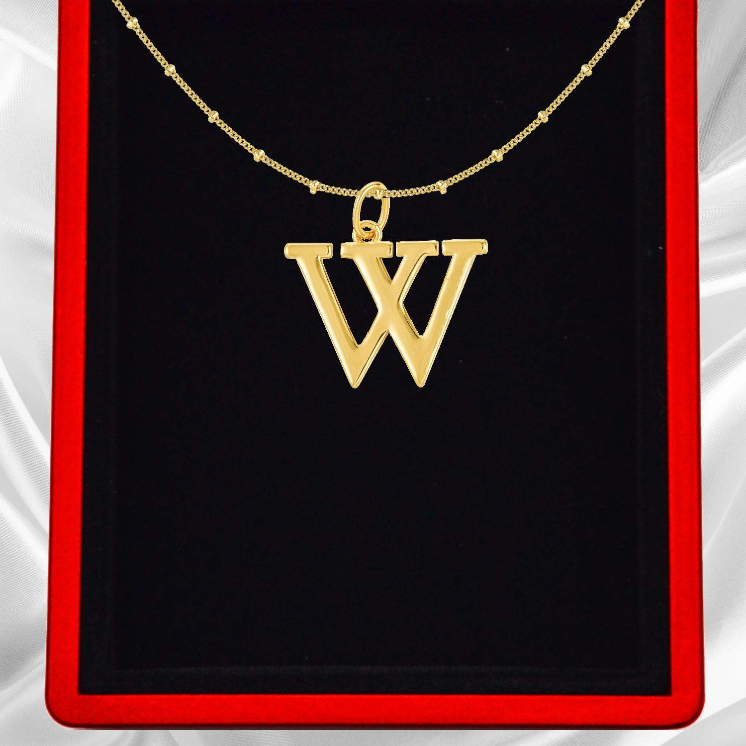 Gold Vermeil Initial Necklace