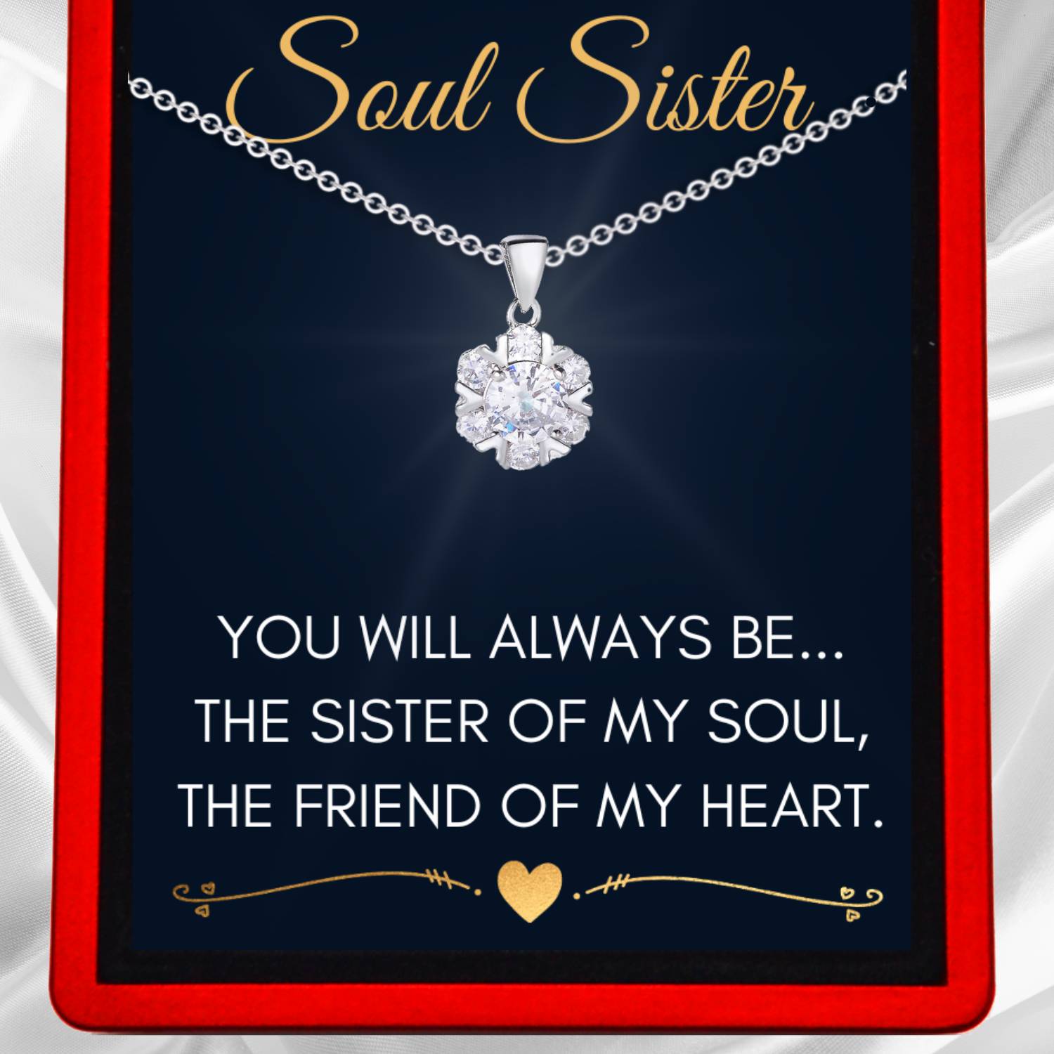 To My Soul Sister - Everbloom Necklace