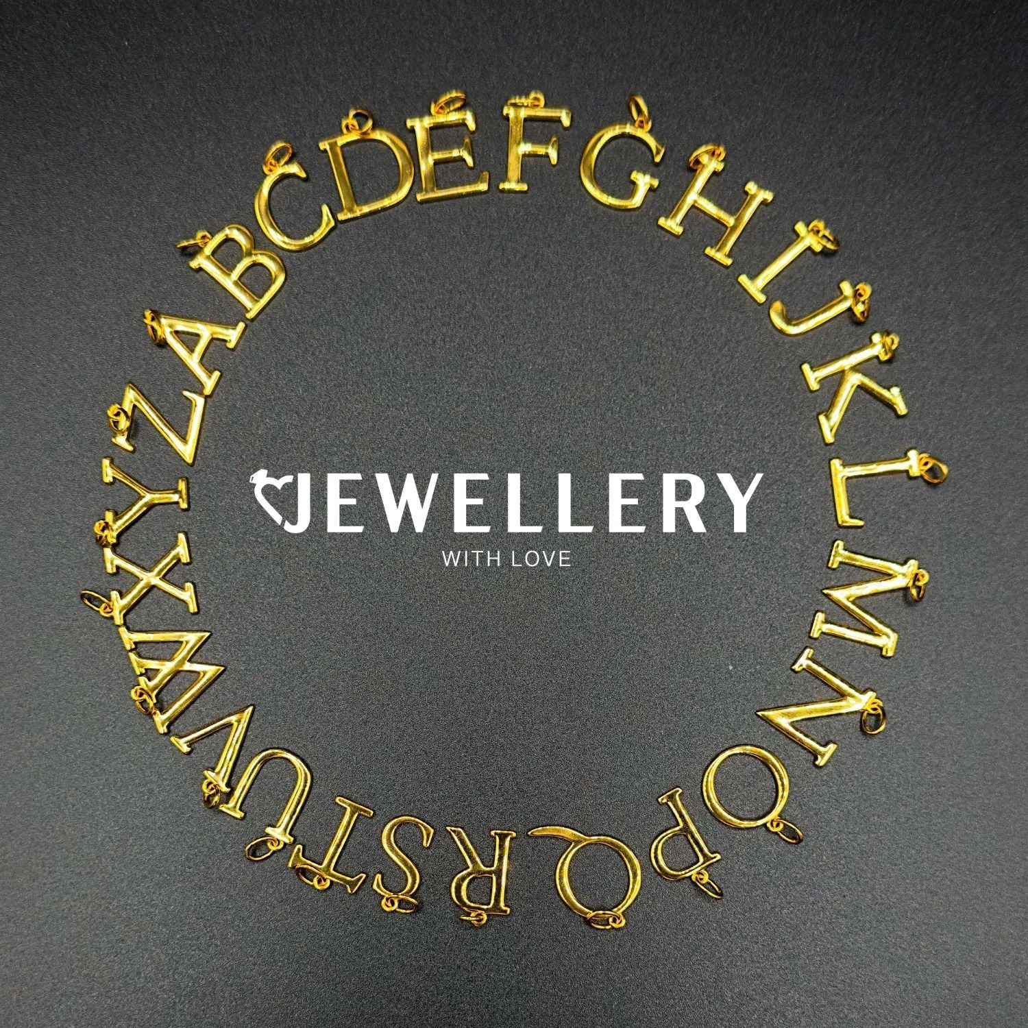 To My Wife Delicate Vermeil Initial & Birthstone Necklace WF19