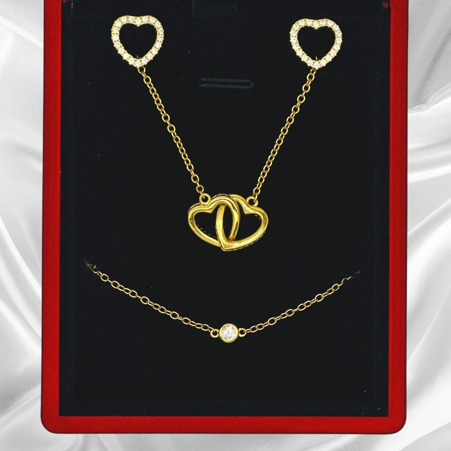 Deluxe Gold Vermeil Hearts Set - YGDHSSet