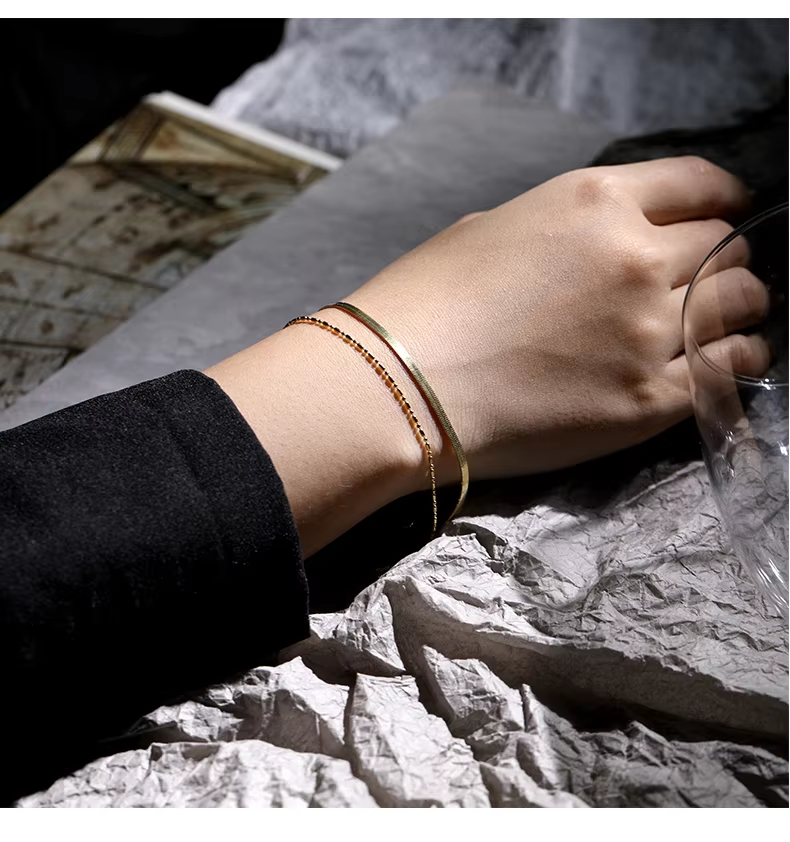 Golden Whisper Bracelet - 18ct Gold Vermeil