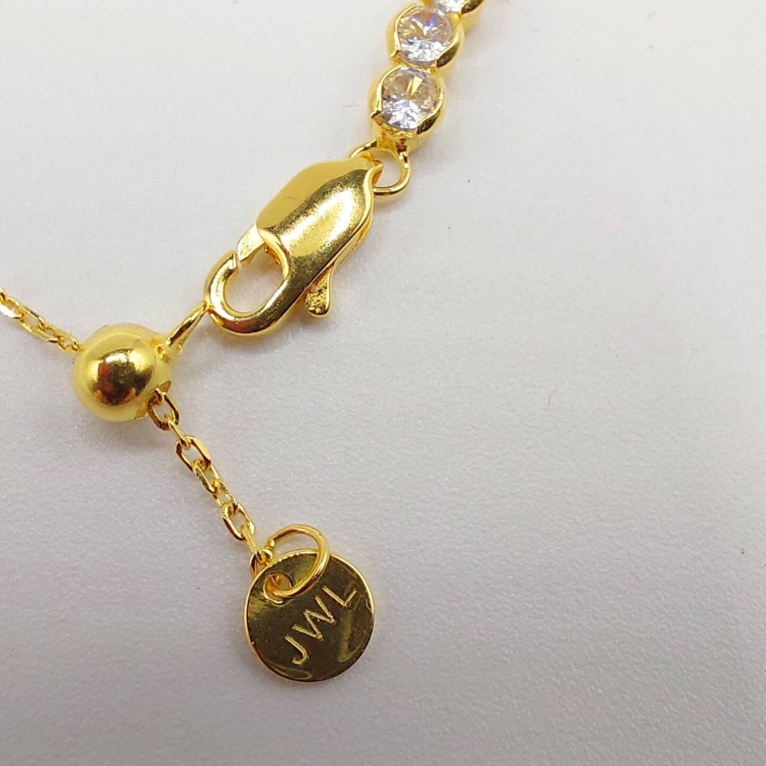 JWL Gold Vermeil Essential Tennis Bracelet