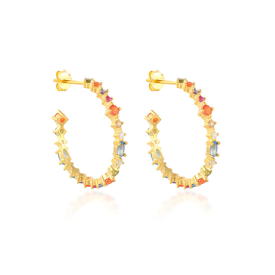 Aurora's Promise Earrings - 18ct Gold Vermeil