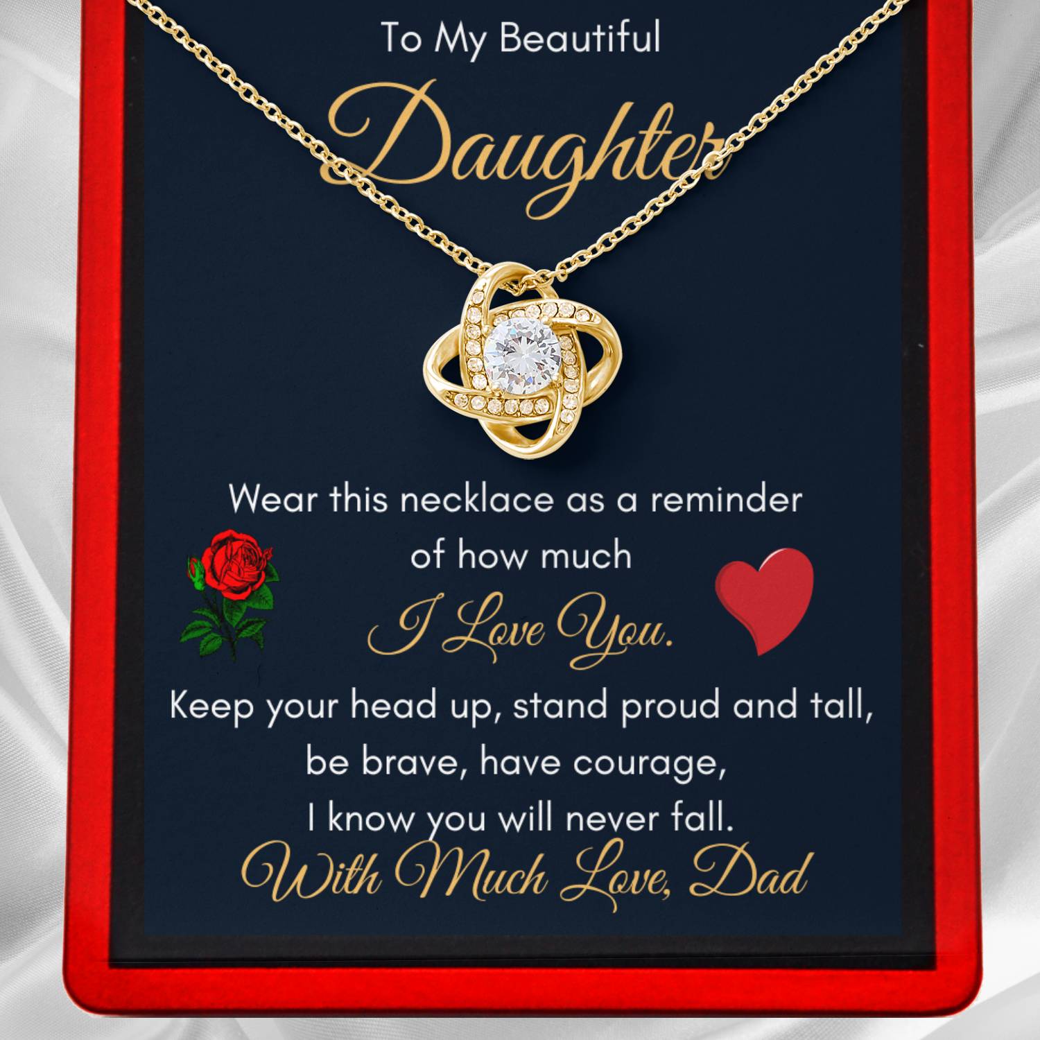 Stand Tall Necklace - From Dad - DT11