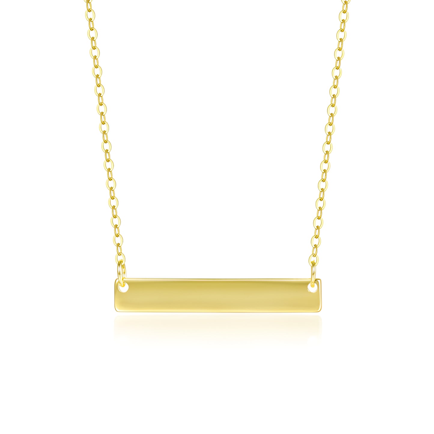 Horizon Bar Necklace - Silver or 18ct Gold Plated