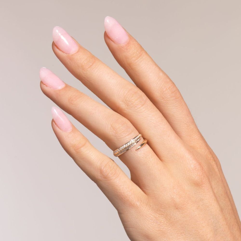 Love in Orbit Ring, Sterling Silver or Gold Vermeil