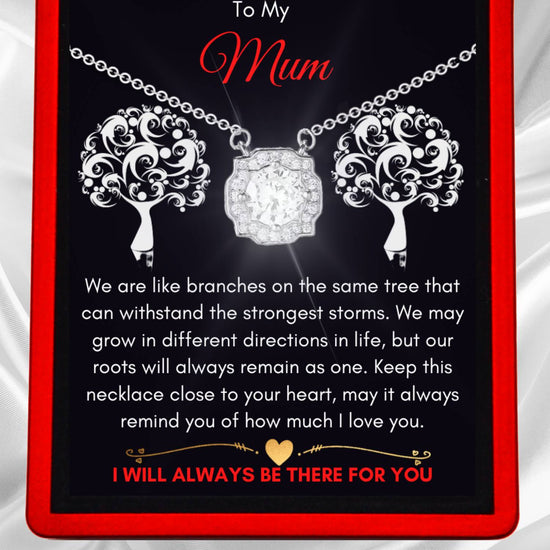 Load image into Gallery viewer, To My Mum- Family Tree Dazzling Necklace - Jewellery With Love
