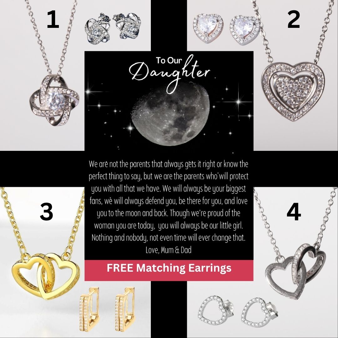 To Our Daughter - Multiple Options + FREE Earrings - DT101