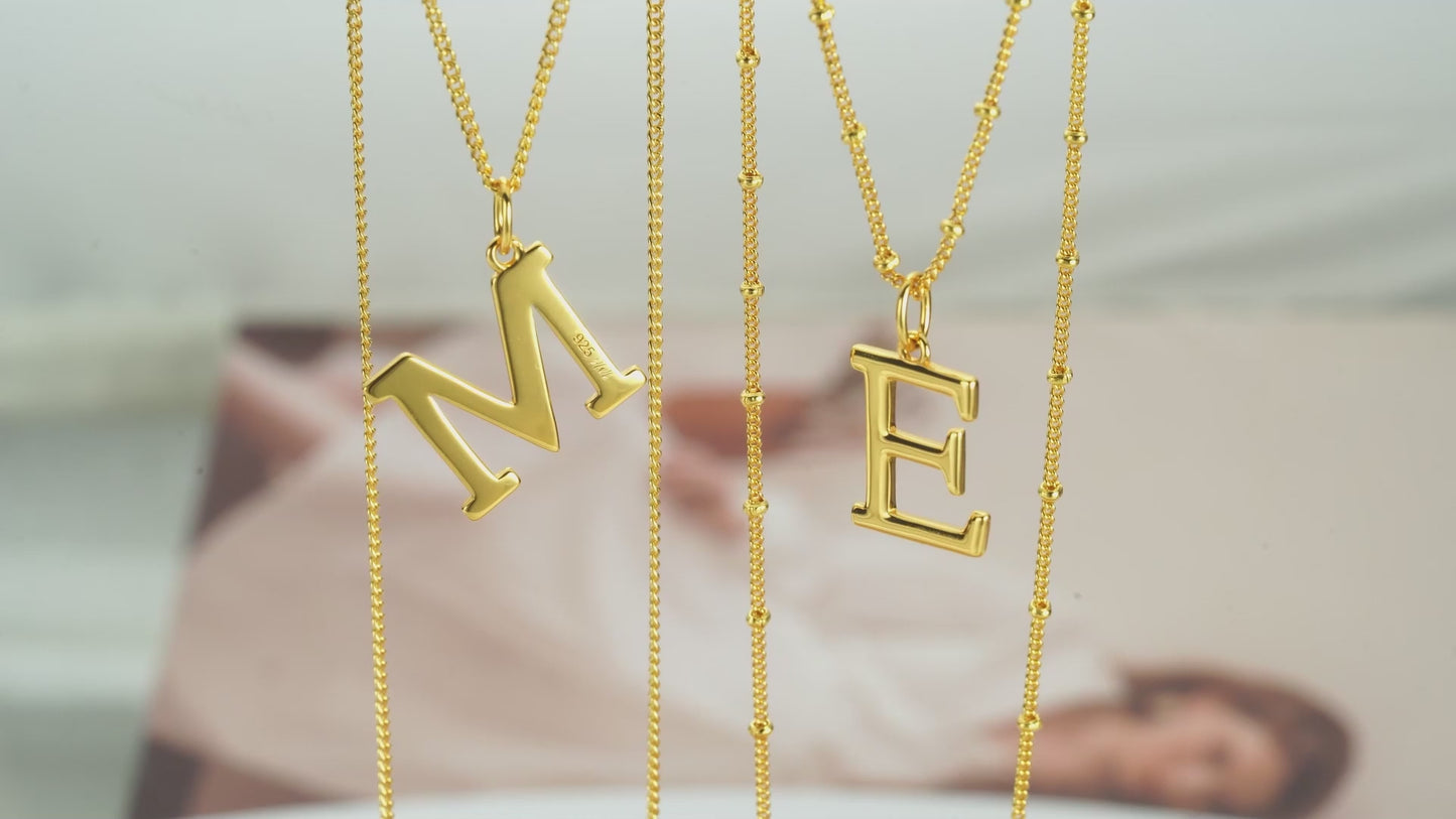 18ct Gold Vermeil Plated Initial Charm Necklace By Holly Blake |  notonthehighstreet.com