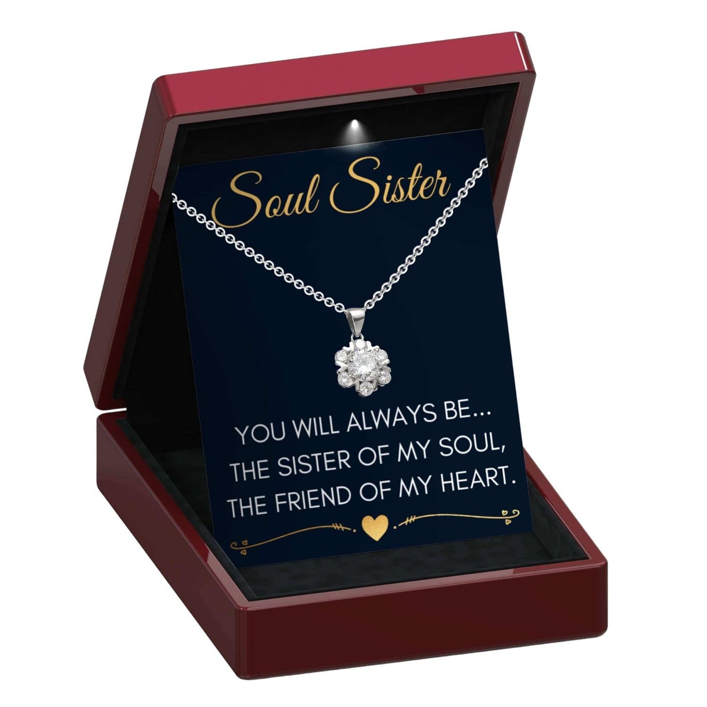To My Soul Sister - Everbloom Necklace - Jewellery With Love
