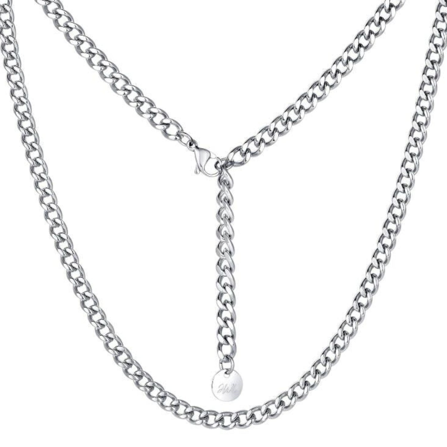 Cuban Chain in Gold or Silver Tone (Stainless Steel)