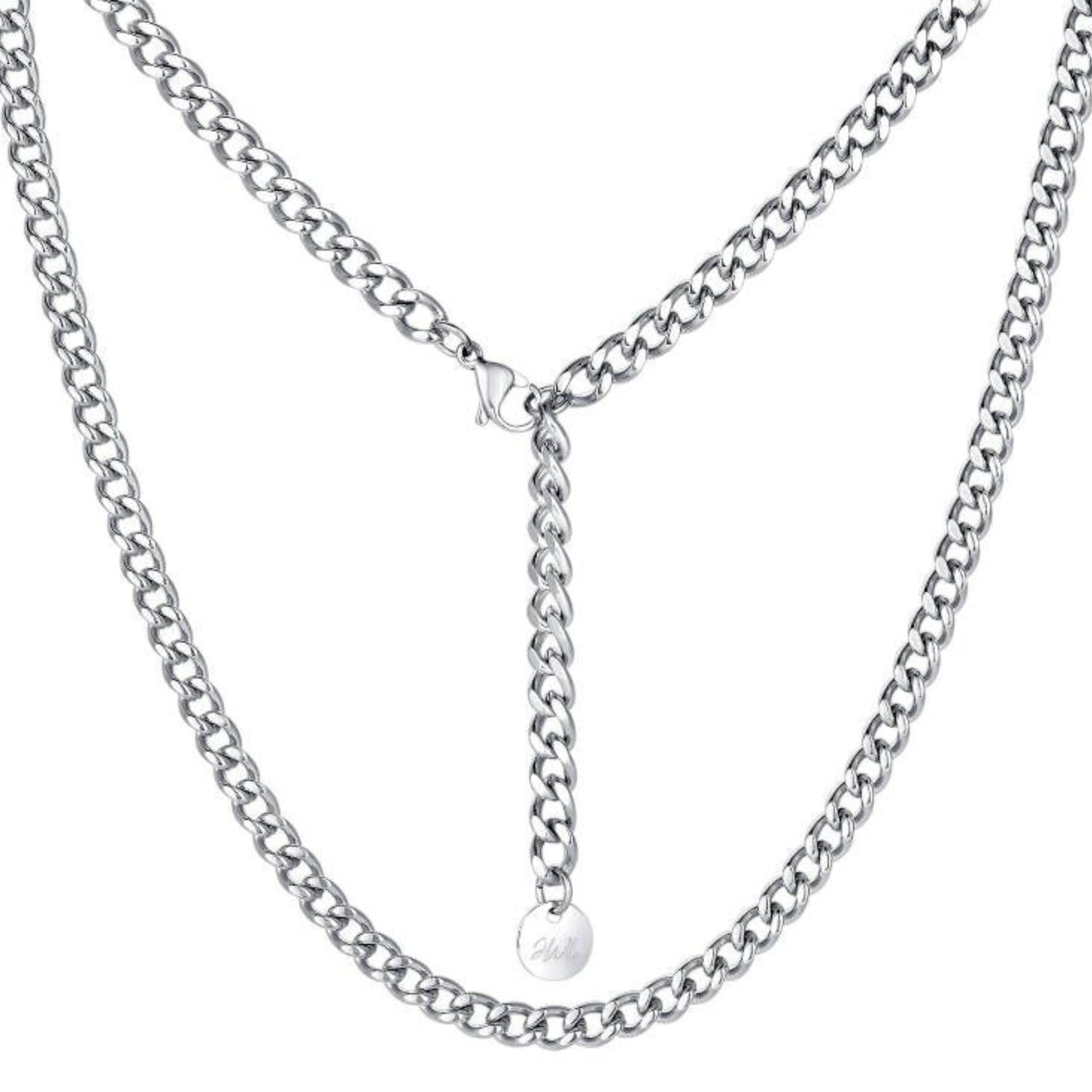 Cuban Chain in Gold or Silver Tone (Stainless Steel)