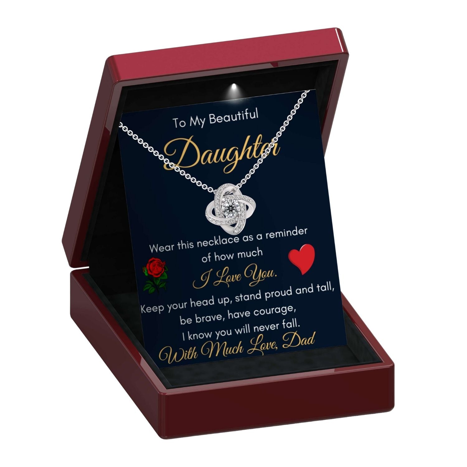 Stand Tall Necklace - From Dad - DT11