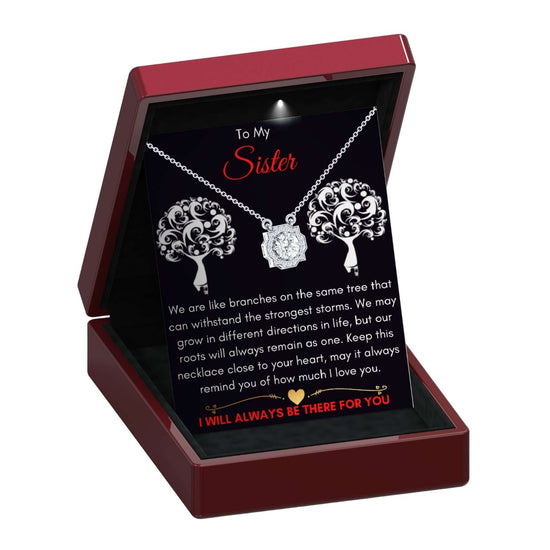 Amazon.com: CRMAD Sister Gifts from Brother for Sister Sterling Silver  Brother and Sister Necklace Tree of Life Crystal Jewelry for Birthday  Christmas Gifts (crystal) : Clothing, Shoes & Jewelry