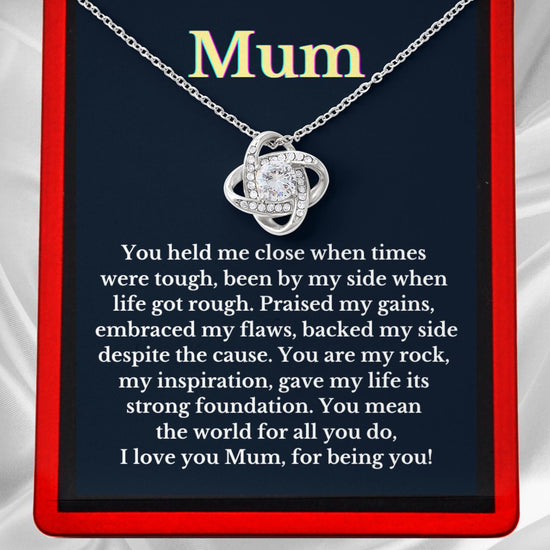 Mom Necklace, To My Mom Necklace Gift €“ Family Isn'T Defined €“ Neckl –  Rakva