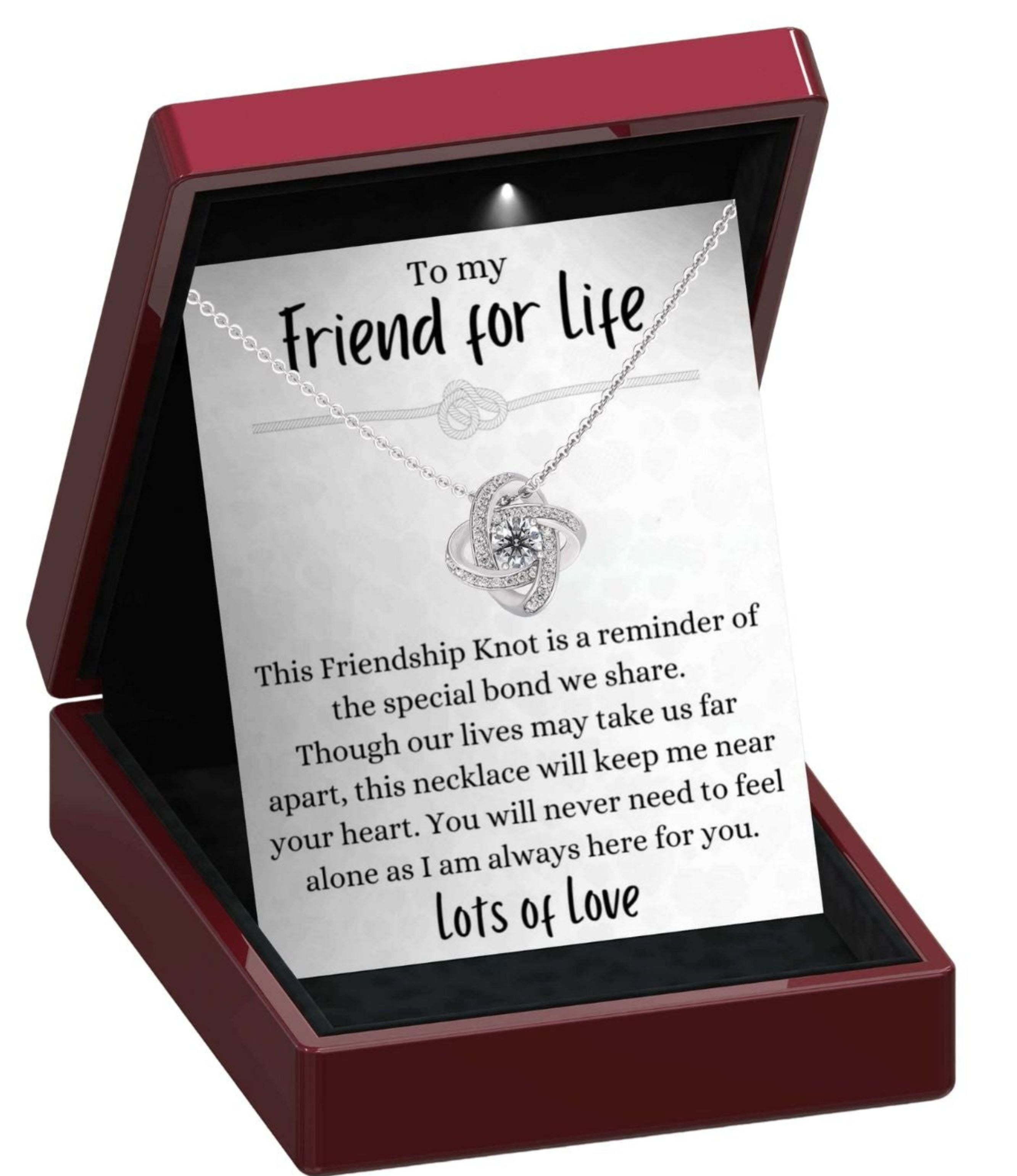 Friend for Life Love Knot Necklace - FR4